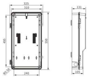 ABS/PC simple \ boîte triphasée de compteur d'électricité - Product Image 4