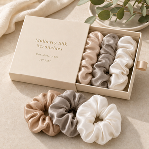 Vente en gros OEM de chouchous et bandeaux de luxe unis, design mode, pour enfants et femmes, pour les fêtes - Product Image 2