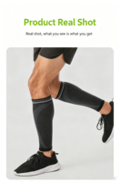 Manchon de compression respirant personnalisé avec logo, manchon de compression premium pour mollets, pour femmes et hommes