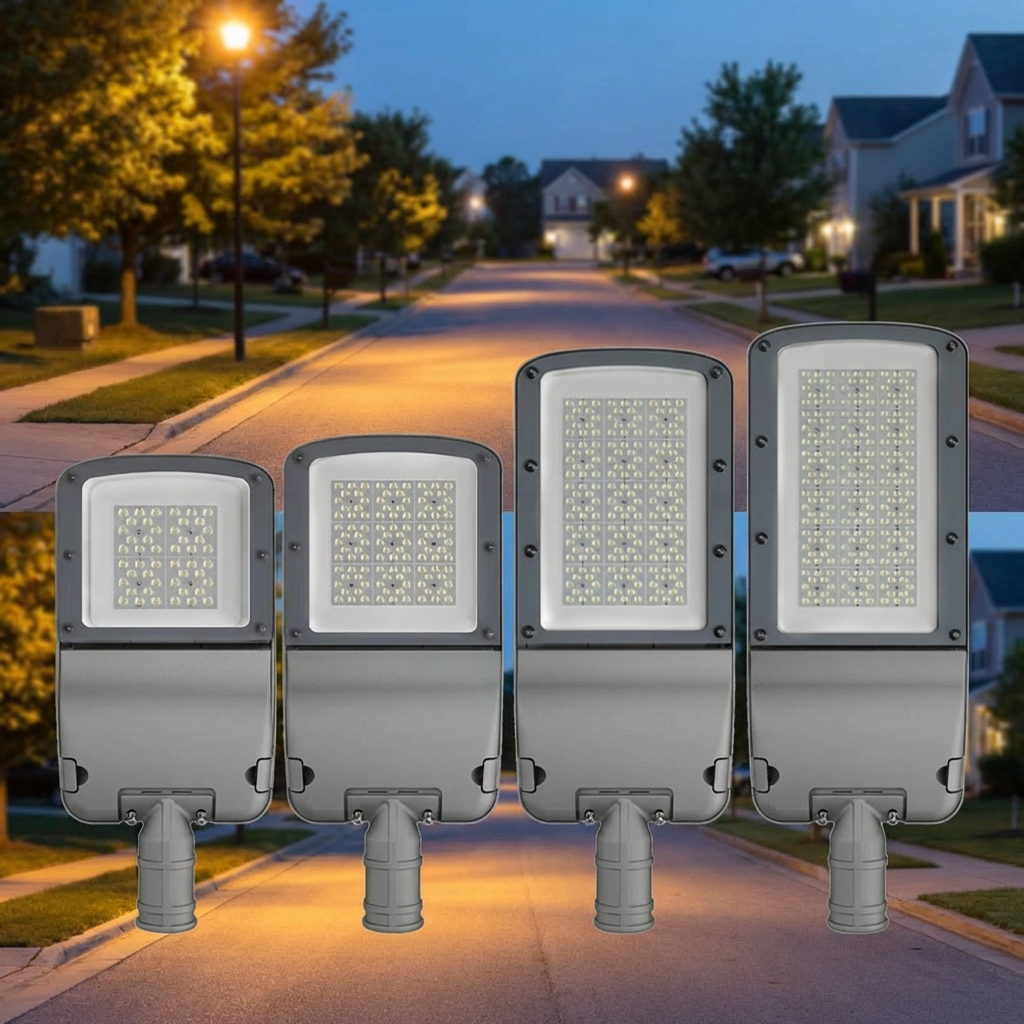 100W Outdoor Aluminum Alloy LED Street Light with SMD Chip IP65 Rated AC 220V Power Supply Multiple Road Applications
