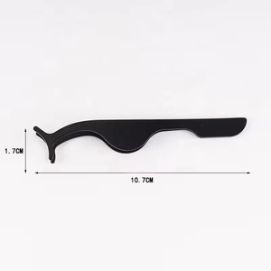 Stainless Steel Eyelash <b>Curler</b> Tweezers False Lash Aid Brow <b>Curler</b> Beauty Makeup Tool - Product Image 3