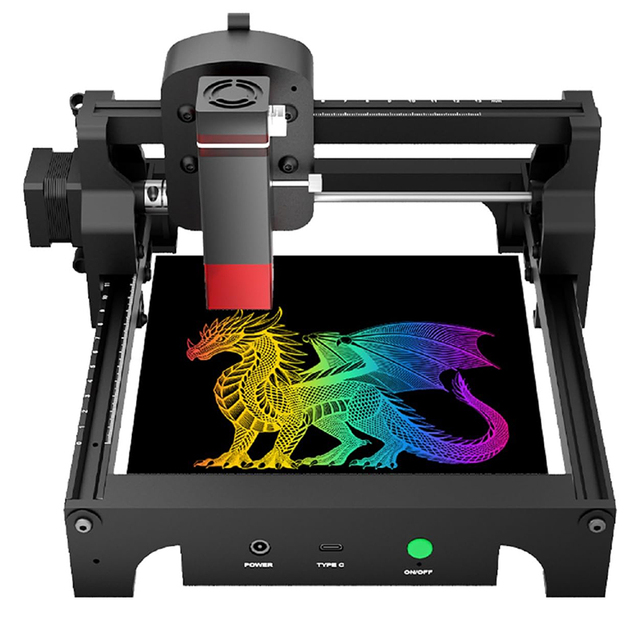ACMER S1 One Frame Laser Engraving Machine Without Installation 2.5W Mini DIY Engraver Tool Ultra-Light Easy to Carry Class