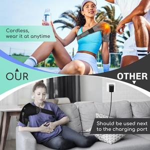 Soporte Eléctrico para Hombro SHOmfrs, Envoltura de Soporte con Almohadilla Térmica, Cinturón de Masaje con Vibración Inalámbrica y Calor, Masajeador Corporal Personalizado OEM/ODM - Product Image 5