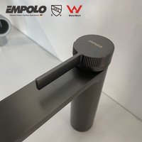 Pour Empolo moderne mitigeur salle de bain robinet nouveau pistolet métal cuivre robinet de douche mélangeurs pour hôtel appartement robinet d'eau chaude froide