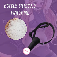 SEXBAY Usine Ventes Directes Sex Toys Bouche Gag Ball Silicone Bundle avec Gode Tête Sangle Lesbienne SM Bondage