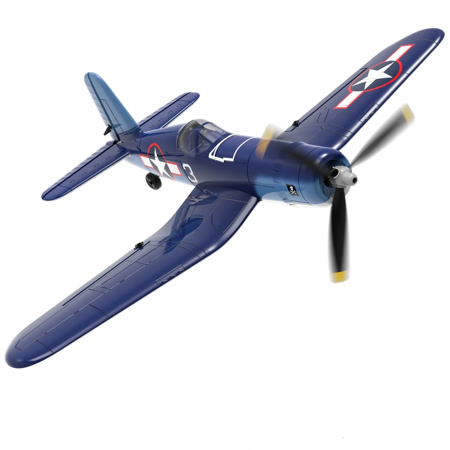 VOLANTEXRC F4U Corsair V2 RC Avion 4-CH Télécommande Mousse Avion Électrique Extérieur AA Batterie Radio Control Jouet 4 Canaux