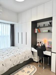Design di Mobili in Legno per Cameretta <span class=keywords><strong>da</strong></span> Bambini con Letto, Scrivania, Libreria e Armadio Adatti alla Stanza dei Bambini - Product Image 5