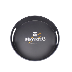 Vassoio Rotondo Personalizzato in Plastica di Lusso Antiscivolo Oro Rosso Nero per Russia Krusovice Campuget <span class=keywords><strong>Candoni</strong></span> - Product Image 5