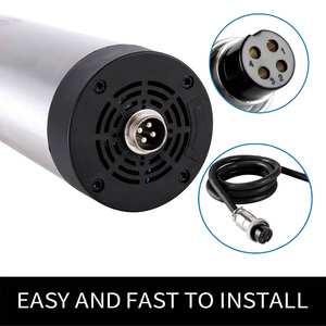 Motor de Husillo CNC Refrigerado por Aire Zhong Hua Jiang ER11 de 0.8KW, 65mm, 4 Rodamientos, 110V/220V para Máquina de Grabado CNC - Product Image 5