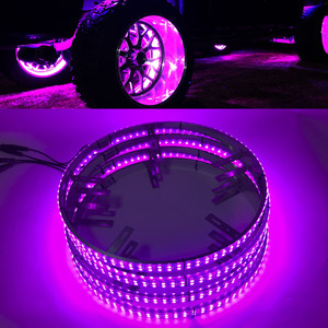 IP68 15 بوصة 17 بوصة التطبيق RGB مطاردة سيارة led عجلة أضواء led لعجلات الشاحنات - Product Image 6