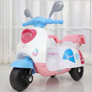 Großhandel 12V Dreirad-Elektro-Kindermotorrad <span class=keywords><strong>3</strong></span>-in-1 mit Lenkstange Elektrische Spielzeugautos zum Fahren für Kinder - Product Image 2