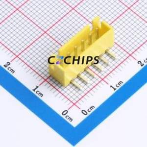 A254F2W1-2H6P12 Wire-to-Board Pin Header Bent Lead Through Hole,P=2.5mm Connector 1x6P 2.5mm Right Angle Insert XH - Product Image 1