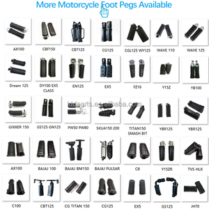 Reposapiés para Motocicleta KTD <span class=keywords><strong>Posapies</strong></span> AKT TTR 125 150 180 Reposapiés Delantero - Product Image 6