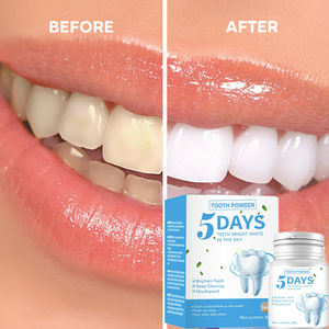 NUOVO Polvere Sbiancante per Denti alla Menta per Cura Orale Rimozione Macchie Etichetta Privata - Product Image 5