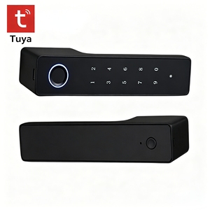 Serrure de porte intelligente avec empreinte digitale et mot de passe, sécurité automatique, pour la maison, serrure de porte électronique avec empreinte digitale et Tuya - Product Image 1