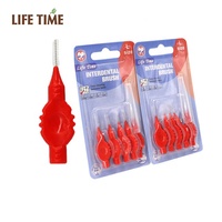 Sikat gigi interspace, sikat perawatan mulut interspace ortopedi, sikat interdental interdental
