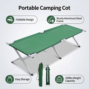<span class=keywords><strong>Lit</strong></span> <span class=keywords><strong>de</strong></span> camping <span class=keywords><strong>pliable</strong></span> <span class=keywords><strong>de</strong></span> luxe individuel en aluminium Oxford 600D personnalisé, léger et portable, pour l'extérieur, le jardin et les voyages, avec sac <span class=keywords><strong>de</strong></span> transport - Product Image 4