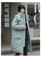 Nouveau hiver femmes Parka à capuche vestes épaissir chaud coton rembourré bouffant manteaux décontracté longue Parkas vêtements vêtements d'extérieur amples
