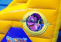 Orient-piscina inflable, parque de agua, Barco Pirata, carrera, obstáculos, juego flotante