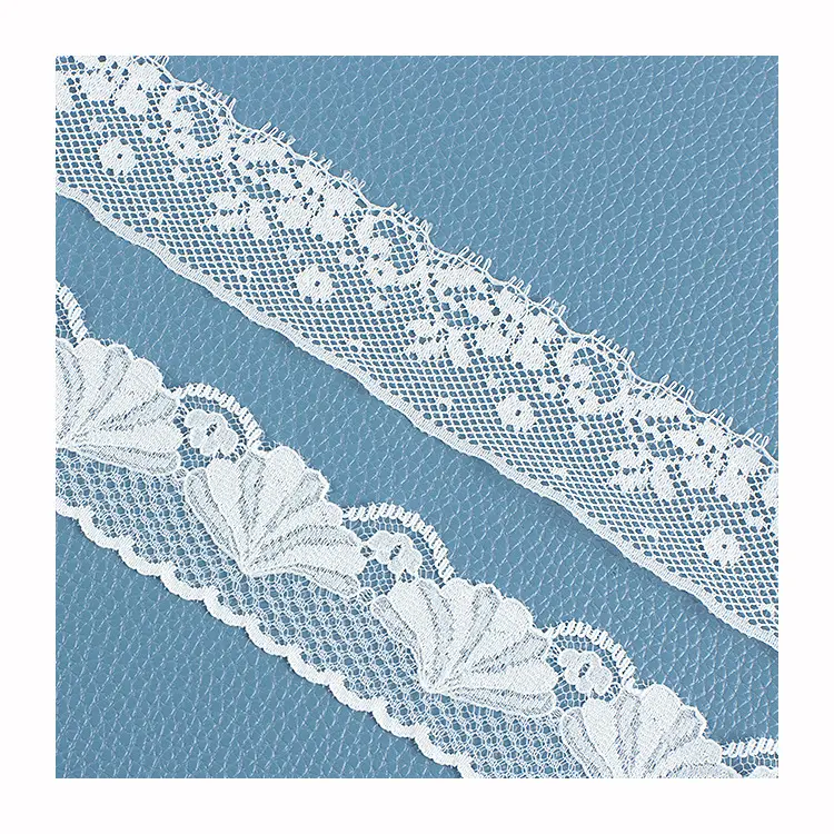Trend embroidery white milk silk yards lace fabric border White nylon non-elastic hollow lace accessories