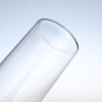 Bouteille d'eau en verre transparent réutilisable, 500ml, 1litre, sans logo, bouteille d'eau pour sport, vente en gros