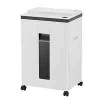 Trituradora de Papel de Oficina y Hogar, Modelo en Oferta, 10 Hojas, Corte Micro 2*8mm, Nivel de Seguridad P-5, Destruye Documentos, Tarjetas, CD, con Cesta de 25L