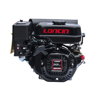 Moteur à essence Loncin 170FD monocylindre à refroidissement par air, à réduction de vitesse, 212 cm³, 4 temps, 7 CV, pour karting et buggy