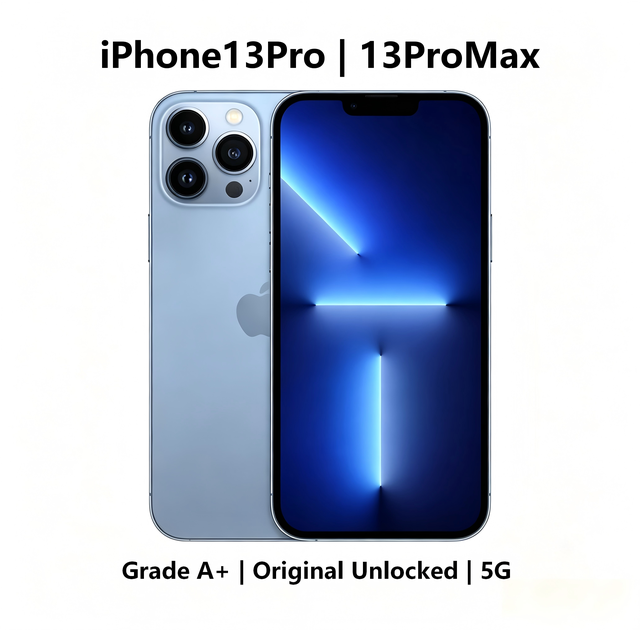 Used iPhone 13 Pro / Pro Max Original Unlocked 5G OLED Face ID A+ Grade Bulk Stock