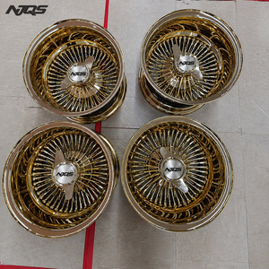 ล้อแม็กซ์ NJQS ขอบ 14 5x114.3 ขนาด 13x7 โครเมียมแบบ Reverse 72 100 ซี่ตรง <span class=keywords><strong>Dayton</strong></span> Zenith Luxor Truspoke Cragar 13X7 26 นิ้ว - Product Image 4
