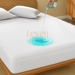 Pelapis Kasur Lembut, Bernapas, dan Menyerap Air dengan Kantong Dalam, Dapat Dicuci Mesin, dan Halus - Product Image 4