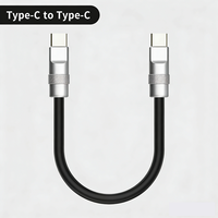 Câble de données USB-C 240W 5A à charge rapide en silicone souple durable avec conducteur en cuivre pur, compatible CarPlay, pour iPhone 17, 1m, Nouveauté 2025