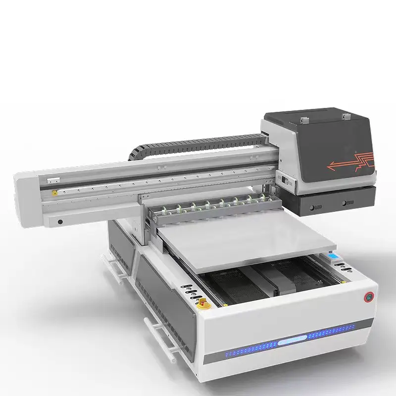 Impresora Industrial I3200 Epson Head, impresora Uv de gran formato, máquina de impresión de alta calidad, tinta UV de tamaño 6090 A1 para pequeñas empresas