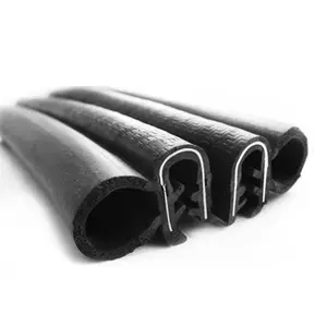 Automobile door window steel wire reinforce dustproof EPDM rubber seal strip