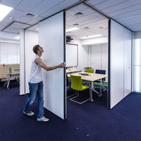 Cloison mobile moderne en aluminium, séparateur de pièce de bureau, cloisons coulissantes portables pour la maison, le bureau, l'école, le commerce, l'hôpital