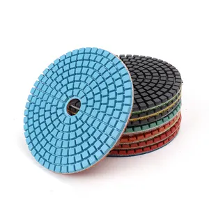 Manufacturer Price polishing pads for granite 4inch 100mm wet diamond resin floor polishing pads