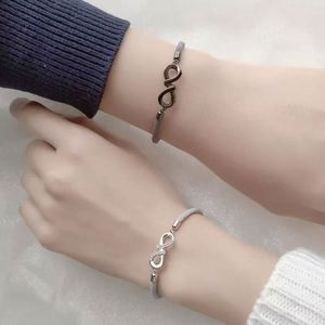 Juego de 2 Pulseras para Pareja, Hombre y Mujer, Amor Infinito, 8 Diseños, Pulsera para Pareja, Regalos de Joyería para el Día de San Valentín - Product Image 2