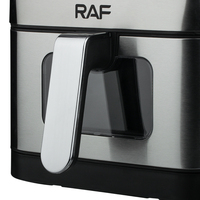 Friteuse à air intelligente électrique sans huile en acier inoxydable de qualité supérieure 6,0 L avec fenêtre visible RAF