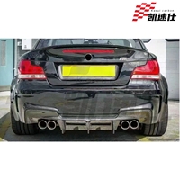 Diffuseur de pare-chocs arrière en fibre de carbone véritable de haute qualité, accessoires de voiture pour BMW Série 1 E82 E87
