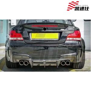 Diffuseur de pare-chocs arrière en fibre de carbone véritable de haute qualité, accessoires de voiture pour BMW Série 1 E82 <span class=keywords><strong>E87</strong></span> - Product Image 6