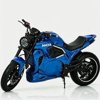 Moto électrique tout-terrain pour adultes DMG Model 10000W avec moteur central, transmission par courroie et amortisseur à air