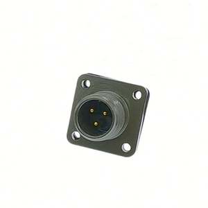 Base de Conector Macho/Hembra Redonda de Aleación de Zinc con Carcasa de Cobre 10A IP67 - Product Image 4