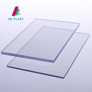 Nuovi prodotti di alta qualità protezione uv lastre per coperture trasparenti trasparenti colorate lastra solida in policarbonato 4x8