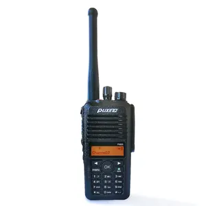 PX-820 PUXING DMR דיגיטלי עמיד למים IP67 UHF VHF מוצפן שני מכשירי רדיו דרך