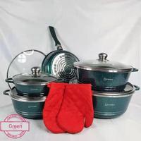 Offres Exceptionnelles : Batterie de Cuisine DESSINI 12 Pièces en Aluminium Moulé Sous Pression Antiadhésive de Haute Qualité
