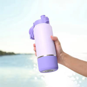 1200ml Gym Double Wall 304 Stainless Steel Travel Vacuum Sports <b>Water</b> <b>Bottle</b> Dust Proof <b>Straw</b> Handle Lid 12-24 Hours Thermal - Product Image 2