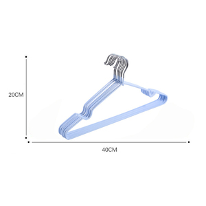 Perchas de Metal para Ropa al por Mayor con Alambres Antideslizantes para los Hombros y Recubrimiento de PVC - Product Image 6