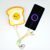 Kabel Data Pengisian Cepat PVC Bentuk Anjing Lucu Kartun Kustom USB 2.0 Konektor Tipe-C Konduktor Tembaga OEM