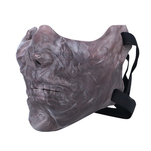 Máscara de Silicona SHAZ con Diseño de Cara Desollada, Máscara Facial Media para Adultos, Juego Sensorial BDSM, Ayuda Sexual Oral, Accesorio para Fiestas de Disfraces y Fetiches - Product Image 2