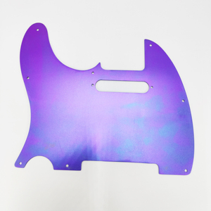 Cubierta Decorativa de Titanio de un Solo Orificio para Pastilla de Guitarra Eléctrica, Panel Protector Frontal Estándar, Color Morado - Product Image 3