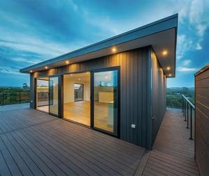 Carreaux de terrasse modernes carrés contemporains en WPC brossé, PVC IPE, <span class=keywords><strong>teck</strong></span> lisse, pour l'extérieur - Product Image 6